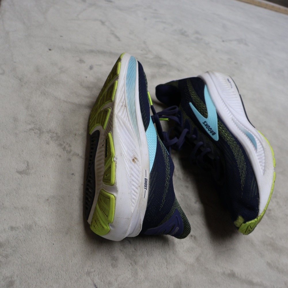 Brooks Mens 10.5D Running Shoes Blue Ghost 17 Lightweight Mesh Cushioned READ - Picture 5 of 16